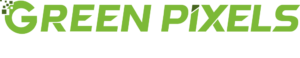 GREEN PIXELCREATION LOGO IN WHITE